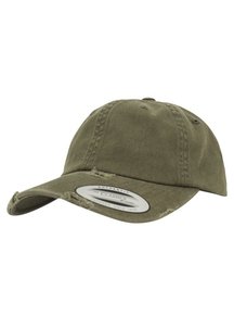 Yupoong Low Profile Cotton Twill Destroyed Flexfit Cap Kappen Hüte Grosshandel