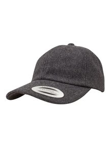 Yupoong Low Profile Melton Wool Dad Flexfit Cap Kappen Hüte Grosshandel