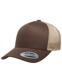 Yupoong Retro 5 Panel Flexfit Cap Kappen Hüte Grosshandel