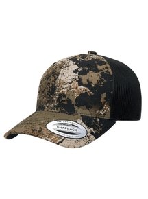 Yupoong VEIL CAMO Cap Wideland Flexfit Cap Kappen Hüte Grosshandel