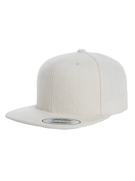 Yupoong Melton Wool Snapback Cap Flexfit Cap Kappen Hüte Grosshandel