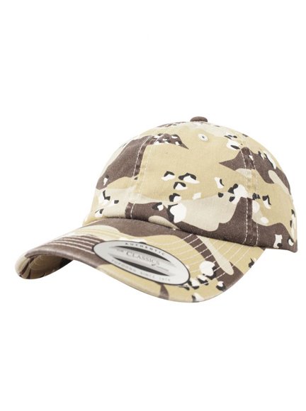 Yupoong Low Profile Retro-Wüste-Camouflage Dad Baseball Cap Flexfit Cap Kappen Hüte Grosshandel