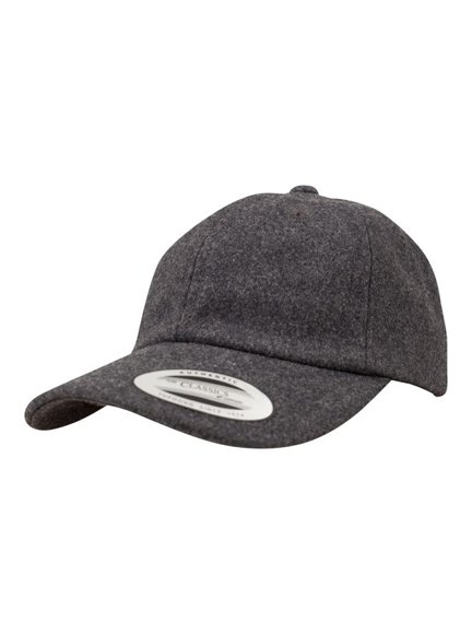 Yupoong Low Profile Melton Wool Dad Baseball Cap Flexfit Cap Kappen Hüte Grosshandel