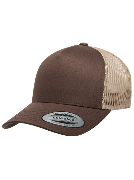 Yupoong Retro 5 Panel Trucker Cap Flexfit Cap Kappen Hüte Grosshandel