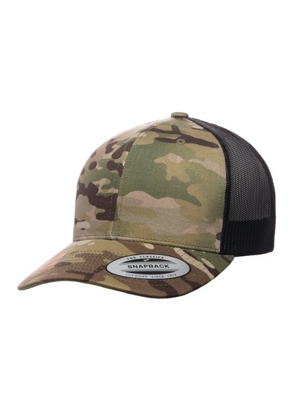 Yupoong Retro Multicam Trucker Cap Flexfit Cap Kappen Hüte Grosshandel