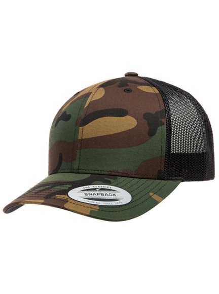 Yupoong Army Trucker Cap Flexfit Cap Kappen Hüte Grosshandel