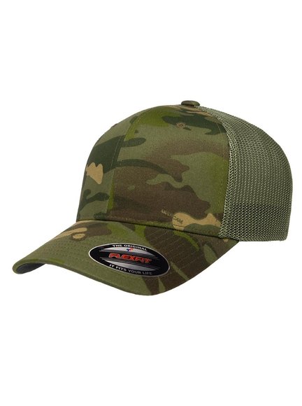 Flexfit Trucker Multicam Baseball Cap Flexfit Cap Kappen Hüte Grosshandel