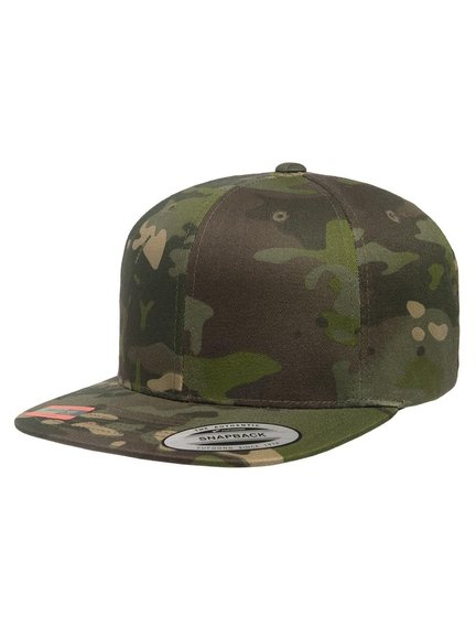 Yupoong Classic Multicam Snapback Cap Flexfit Cap Kappen Hüte Grosshandel