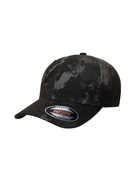 Flexfit VEIL CAMO Cap schwarz Baseball Cap Flexfit Cap Kappen Hüte Grosshandel