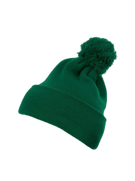 Cuffed Pom Pom Knit Beanie Flexfit Cap Kappen Hüte Grosshandel