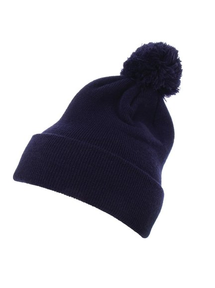 Cuffed Pom Pom Knit Beanie Flexfit Cap Kappen Hüte Grosshandel