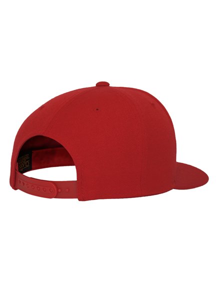 Yupoong Snapback Cap Rot Snapback Cap Flexfit Cap Kappen Hüte Grosshandel