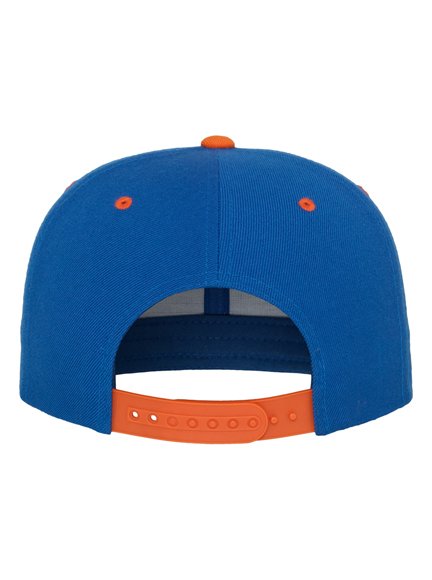 Yupoong 2 Tone Snapback Cap in Royalblue-Orange Capmodell 6089MT - Snapback  Caps for wholesale