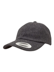 Yupoong Low Profile Melton Wool Dad Flexfit Cap Kappen Hüte Grosshandel