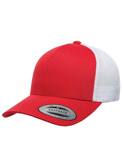 Yupoong Retro 5 Panel Trucker Cap Flexfit Cap Kappen Hüte Grosshandel