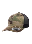 Yupoong Retro Multicam Flexfit Cap Kappen Hüte Grosshandel