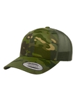 Yupoong Retro Multicam Flexfit Cap Kappen Hüte Grosshandel