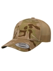 Yupoong Retro Multicam Flexfit Cap Kappen Hüte Grosshandel