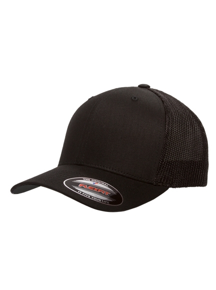 Flexfit Recycled Mesh Trucker Cap Flexfit Cap Kappen Hüte Grosshandel